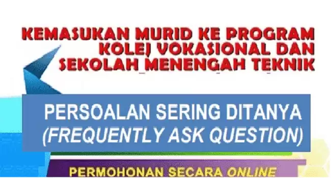 Soalan Lazim Permohonan KV 2019 (FAQ)
